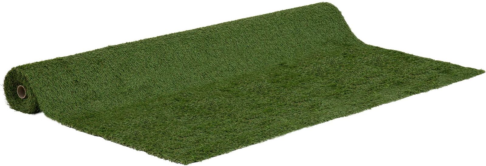 hillvert Gazon synthétique - 200 x 500 cm - Hauteur : 30 mm - Nombre de piqures : 14/10 cm - Résistant aux UV HT-MAG-2X5