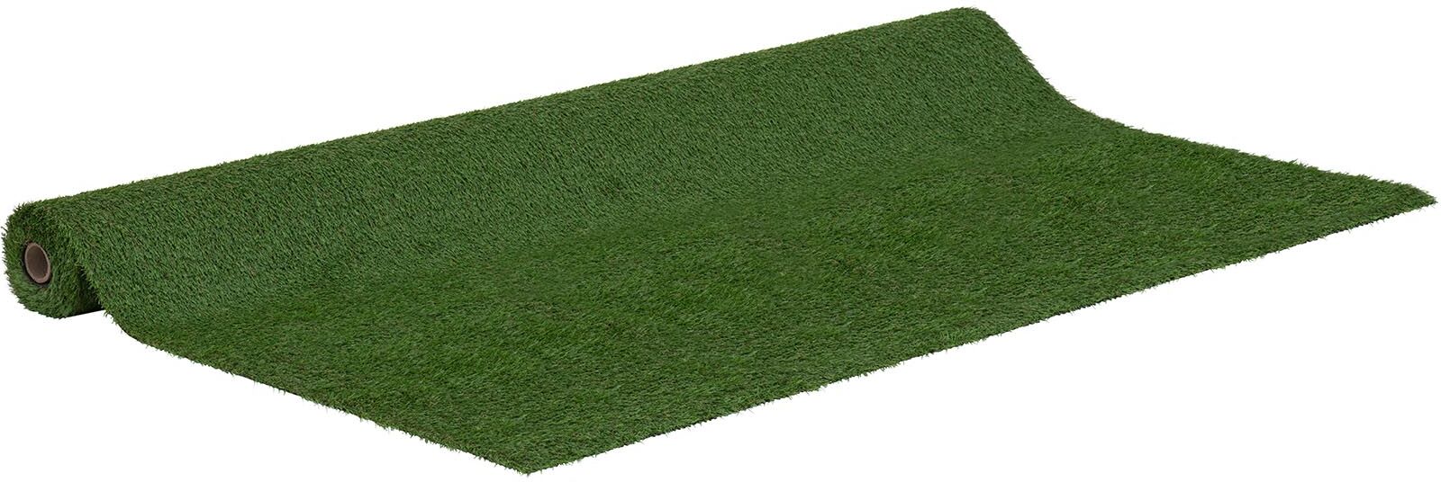 hillvert Gazon synthétique - 200 x 400 cm - Hauteur : 20 mm - Nombre de piqures : 13/10 cm - Résistant aux UV HT-EAG-2X4