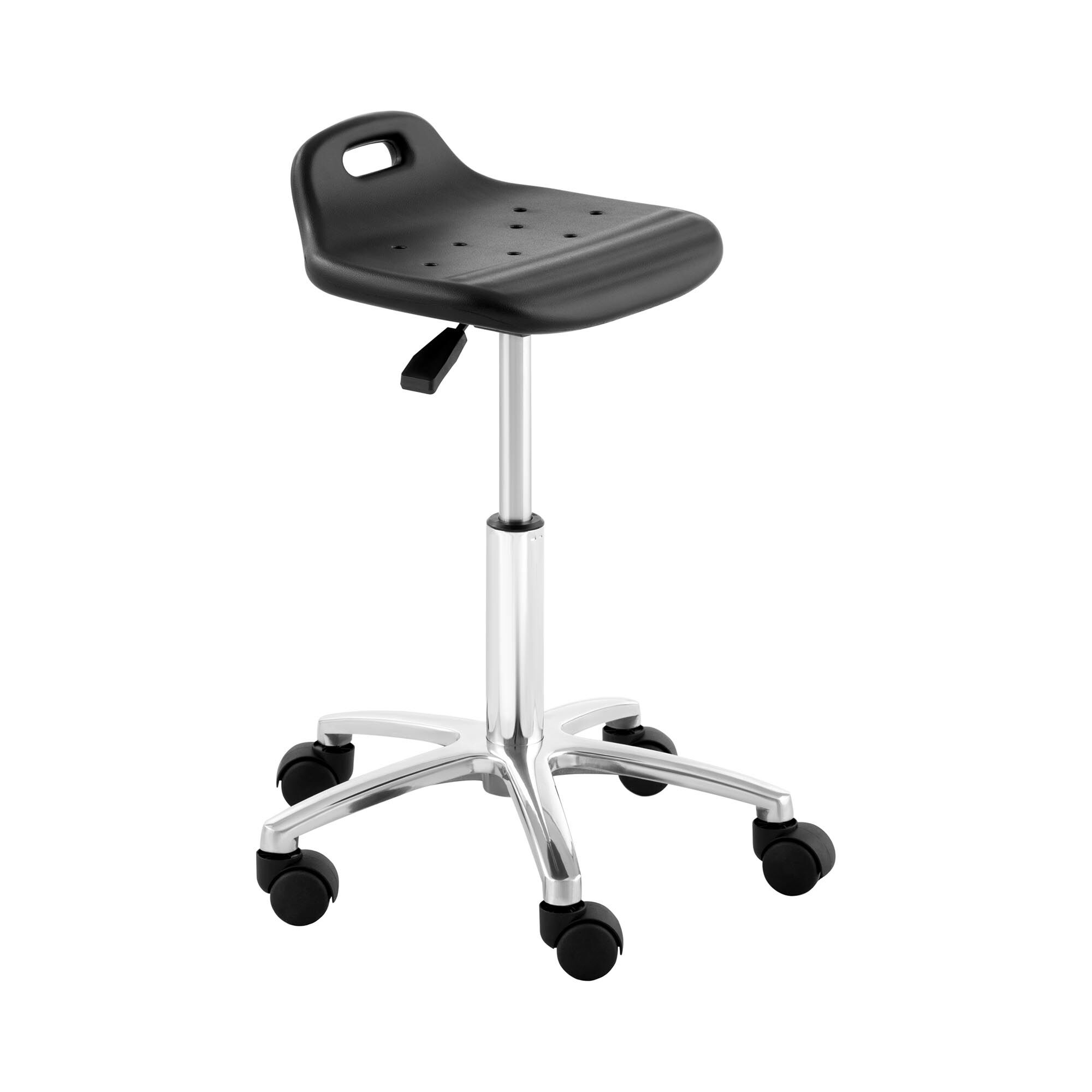 Fromm & Starck Tabouret de bureau - 120 kg - Noir - 5 roues - Hauteur réglable de 420 - 555 mm STAR_STOOL_02