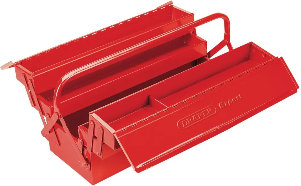 Draper Tools Boîte à outils cantilever experte 53x20x21 cm Rouge