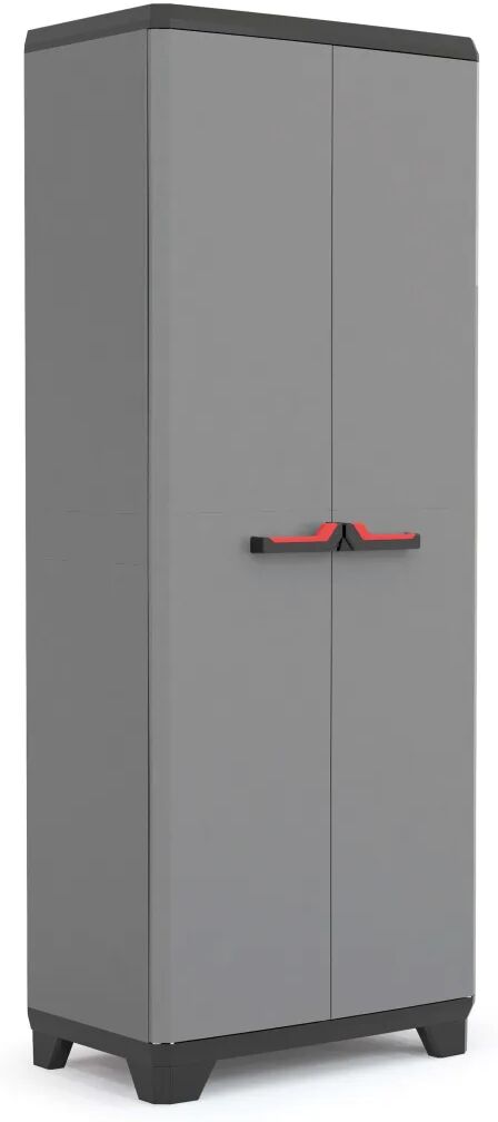 Keter Armoire de rangement polyvalente Stilo Gris et noir 173 cm