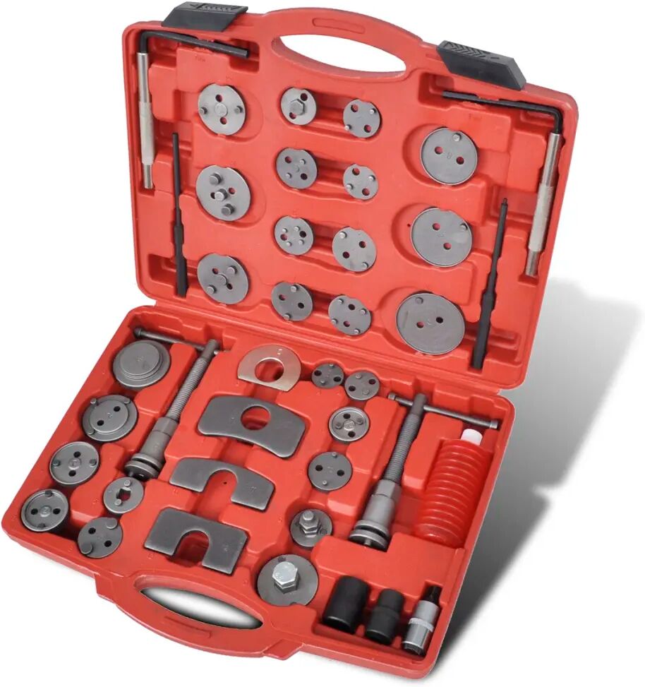 vidaXL Kit d'outils de filetage de piston d'étrier 40 pcs