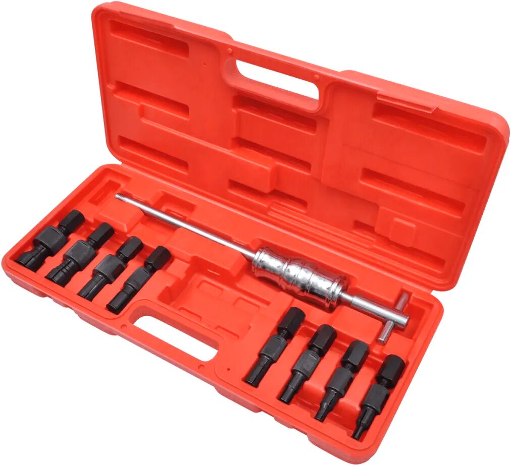 vidaXL Ensemble d'outils d'extraction de palier à trou borgne 9 pcs