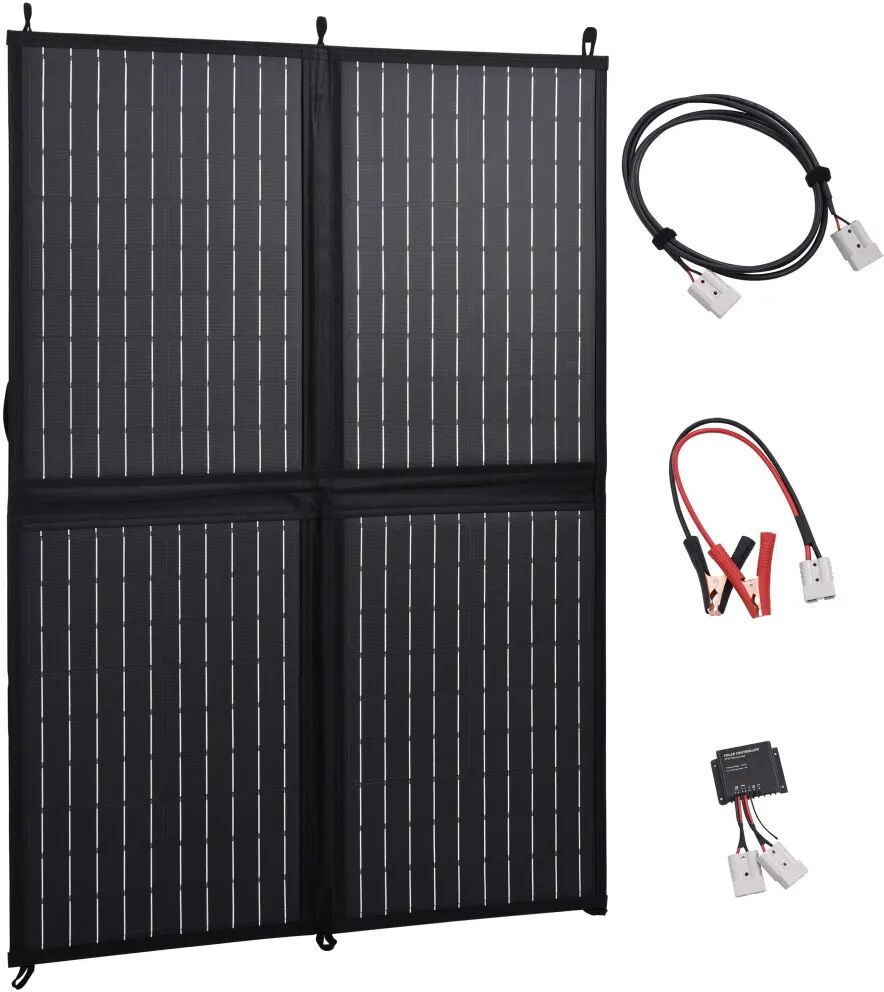 vidaXL Chargeur de panneau solaire pliable 100 W 12 V