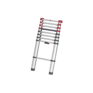 Hailo Anlegeleiter »T80 Flexline 260 9 Stufen«, Aluminium... silberfarben/rot/schwarz  B/H: 46 cm x 94 cm