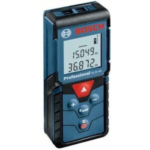 Bosch Professional Entfernungsmesser »GLM 40« blau-schwarz-rot Größe