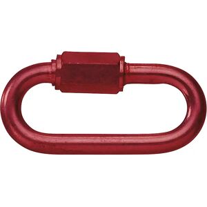 kaiserkraft Verbindungsglied mit Schraubgewinde, 6 mm, für Nylon-Gütekette, VE 10 Stk, rot