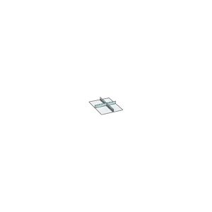 LISTA Einteilungs-Set für Schubladenmaße 459 x 612 mm, Schlitzwände und Trennbleche zur flexiblen Unterteilung, 1 Schlitzwand, 2 Trennbleche,