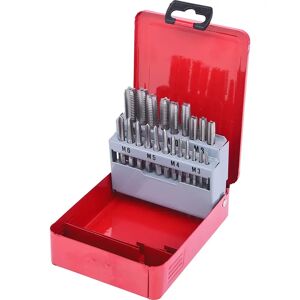 KS Tools HSS Co Handgewindebohrer-Satz M, Stahlblechkassette, 21 Teile, M3 - M12