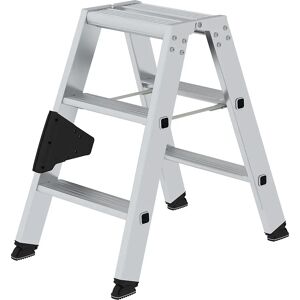 MUNK Stufen-Stehleiter, beidseitig, Komfort-Ausführung mit ergo-pad®, 2 x 3 Stufen