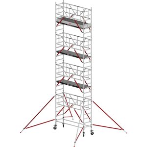 Altrex Fahrgerüst RS TOWER 51 schmal, mit Holzplattform, Länge 2,45 m, Arbeitshöhe 9,20 m