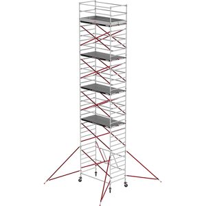 Altrex Fahrgerüst RS TOWER 55, Holzplattform, Länge 1,85 m, Arbeitshöhe 11,80 m