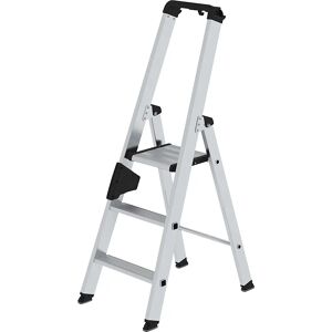 MUNK Stufen-Stehleiter, einseitig, Komfort-Ausführung mit ergo-pad®, 3 Stufen