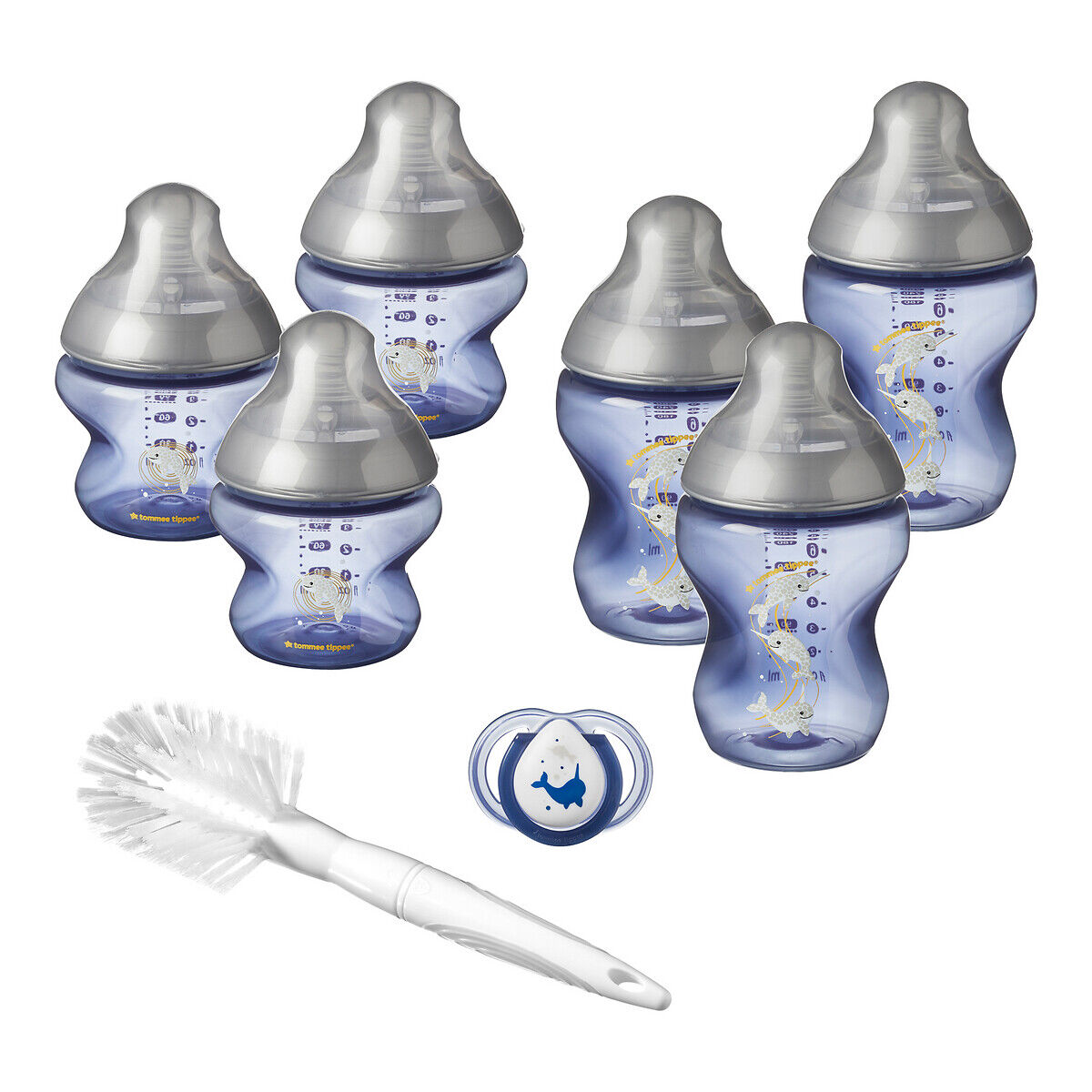 TOMMEE TIPPEE Babyflaschen-Set Closer to Nature ROSA;ANDERE;BLAU