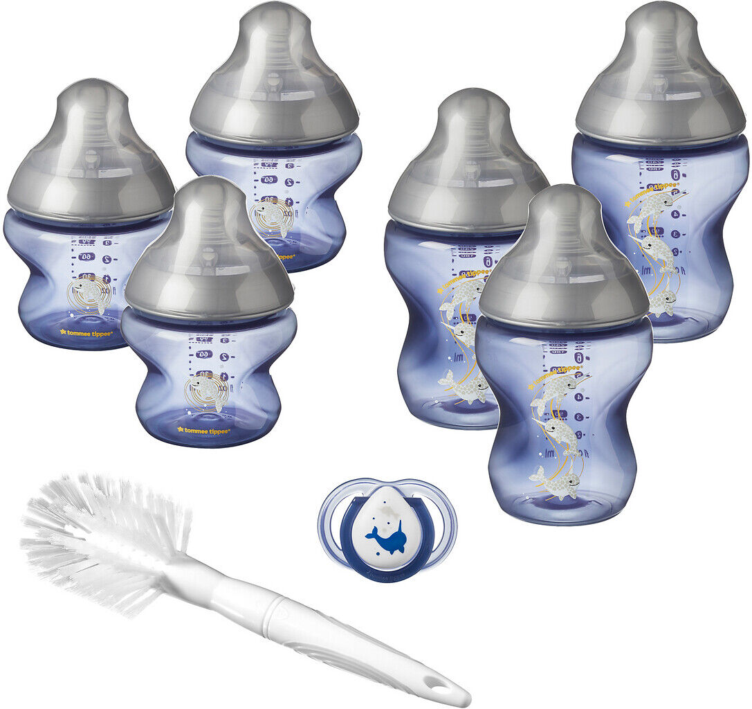 TOMMEE TIPPEE Babyflaschen-Set Closer to Nature ROSA;ANDERE;BLAU