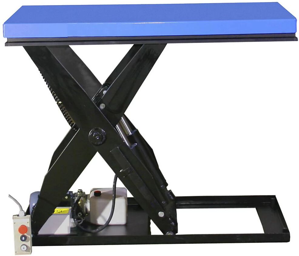 Kompakt-Hubtisch Plattform LxB 1300 x 800 mm Tragfähigkeit 500 kg, Betriebsspannung 230 V