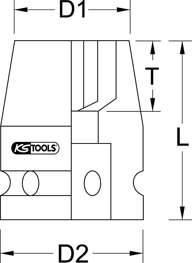 KS Tools 1/2'' Kraft-Stecknuss kurz E-TORX® E12