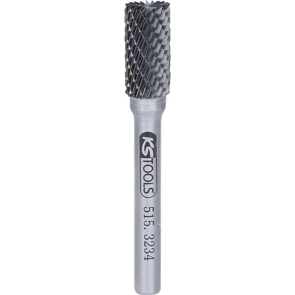 KS Tools HM Zylinder-Frässtift Form A mit Stirnverzahnung Ø 16 mm