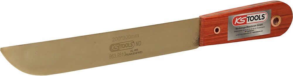 KS Tools BRONZEplus Messer funkenfrei, verstärkte Ausführung Länge 300 mm