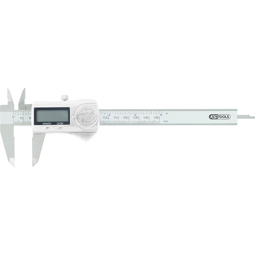 KS Tools IP67 Digital-Messschieber Messbereich 0 - 150 mm Gesamtlänge 240 mm