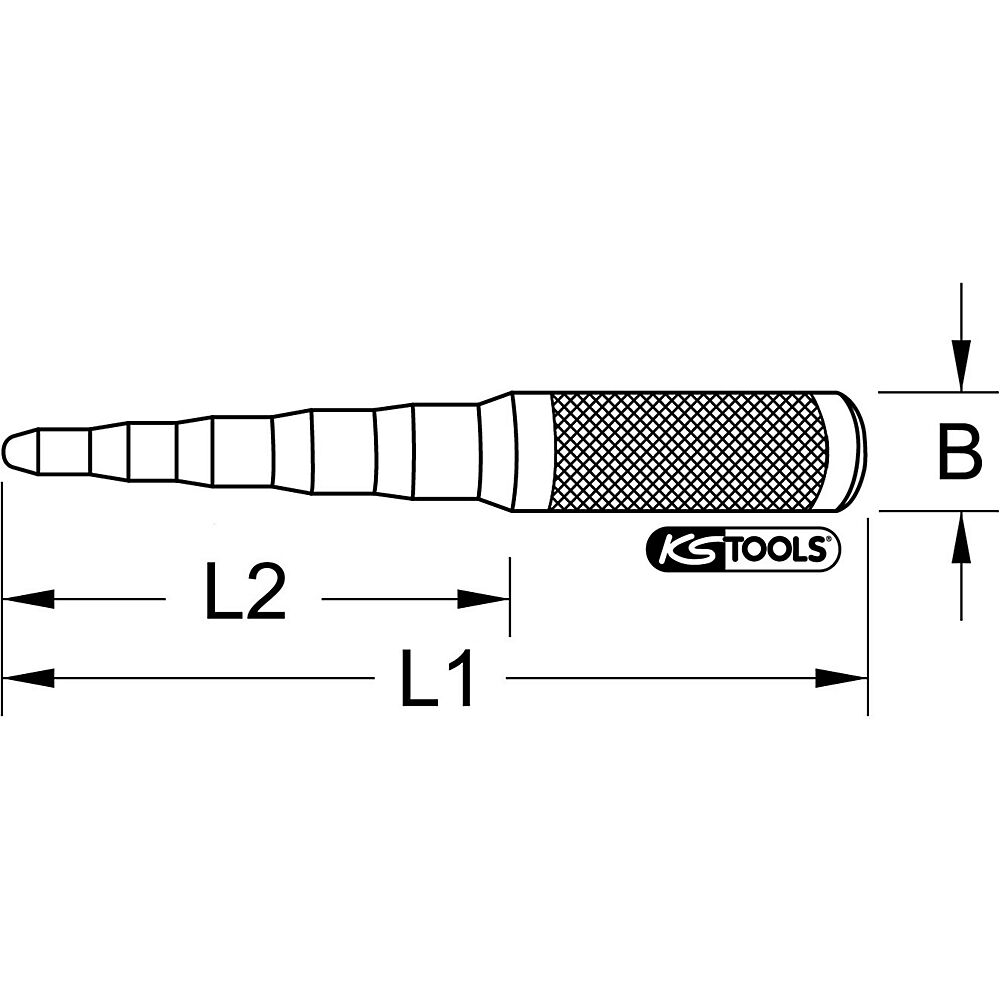 KS Tools Universal-Stufenschlüssel 5-stufig 8 - 16 mm
