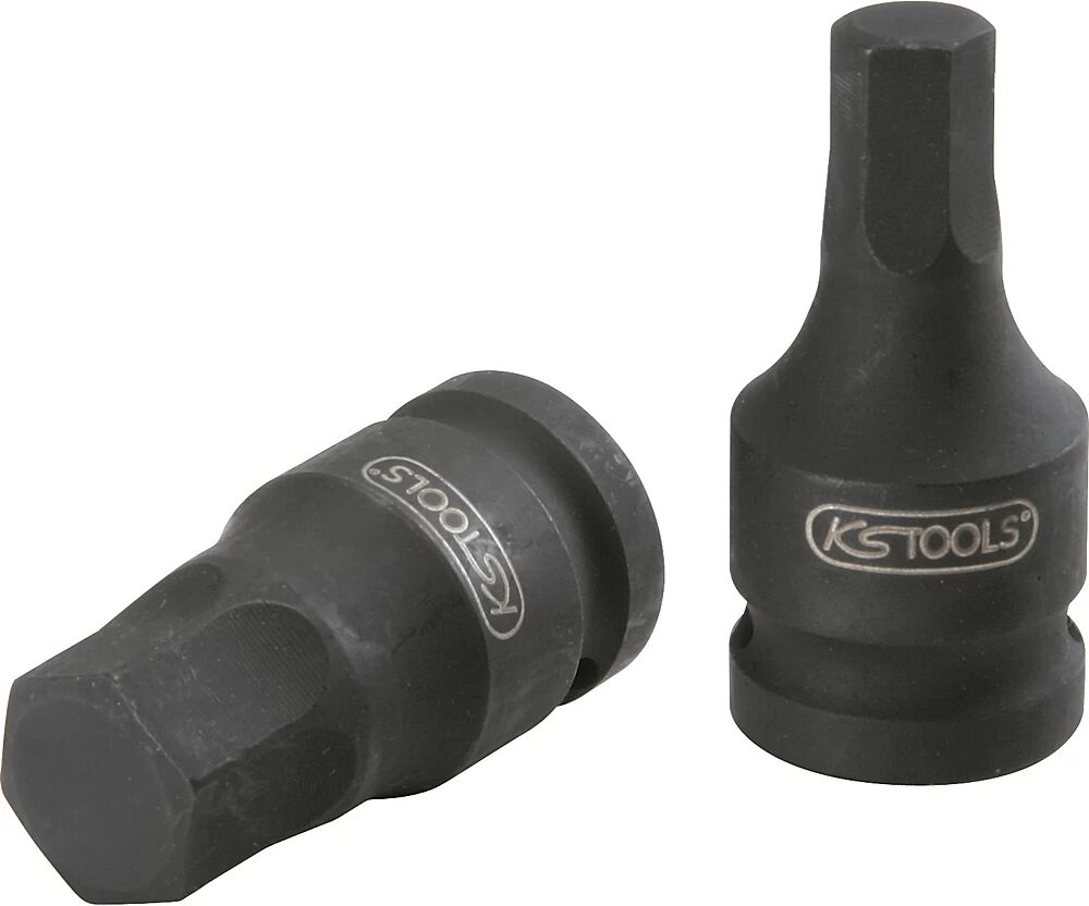 KS Tools 3/8'' Kraft-Bit-Stecknuss für Innensechskant-Schrauben kurz 12 mm