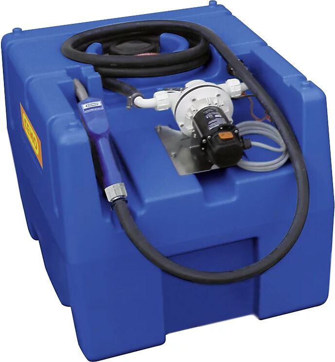 CEMO Tankanlage für AUS 32 (AdBlue®) Inhalt 200 l, mit Automatik-Zapfventil Elektropumpe 12 V, Breite 600 mm