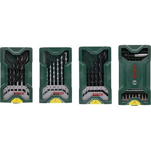 BOSCH Multipack 3+1 Mini-X-Line-Set Bohrer- und Bit-Set, 46-teilig