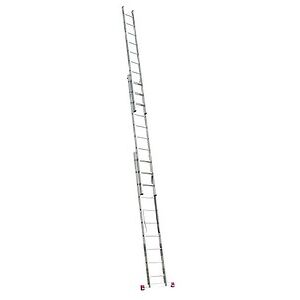 KRAUSE Vielzweckleiter CORDA alu 3x 10 Sprossen, H: 280,0 cm