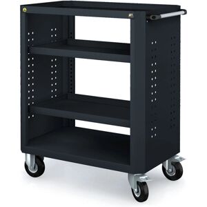 Alfa 3 Antistatischer ESD-Werkstattwagen, 968 x 765 x 500 mm, 4 Regalböden