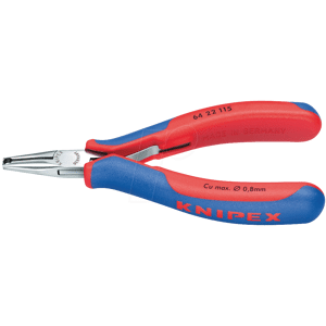 Knipex KN 64 22 115 - Elektronik-Vornschneider, 115 mm, spiegelpoliert