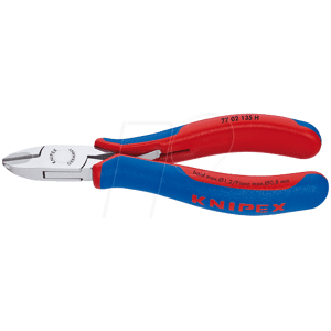 Knipex KN 77 02 135 H - Elektronik-Seitenschneider, 135 mm, spiegelpoliert