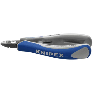 Knipex KN 79 02 125 - Präzisions Elektronik-Seitenschneider, 125 mm, Kopf poliert