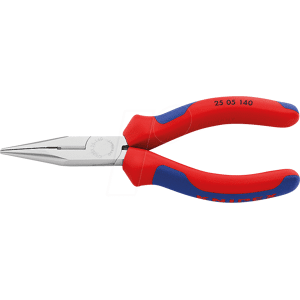 Knipex KN 25 05 140 - Flachrundzange, 140 mm, verchromt