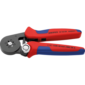 Knipex KN 97 53 04 - Aderendhülsenzange, selbsteinstellend, 180 mm, Aderendhülsen