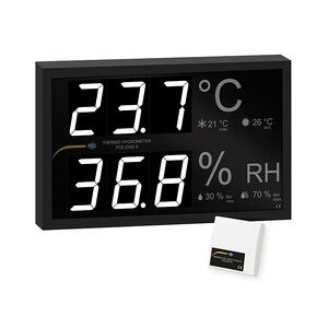 PCE Instruments PCE-EMD 5 Hygrometer 0,0..99,9 % r.F.0...50 °CAnschluss bis zu vier externen Sensorenanal. 4..20 mA