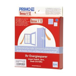 Primo Universaldichtung Densa 12 weiß, für Türen + Fenster, 6 Meter