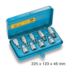 Hazet  992/9 Innen-TORX Steckschlüssel-Bit-Einsatz-Set     9teilig 1/2