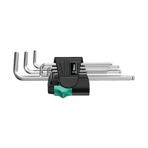 Wera 950/9 Hex-Plus 1 L-förmiger Inbusschlüssel-Satz Metrisch 9 Stück(e)