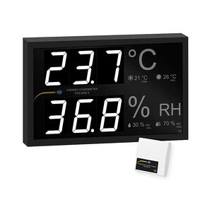 PCE Instruments PCE-EMD 5 Hygrometer 0,0..99,9 % r.F.0...50 °CAnschluss bis zu vier externen Sensorenanal. 4..20 mA