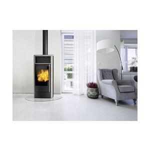 Fireplace Kaminofen Teramo RLU Specksteingrau, 6 KW