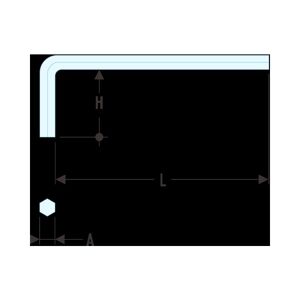 82H.18 Stiftschluessel kurz Sechskant 18 mm - Facom
