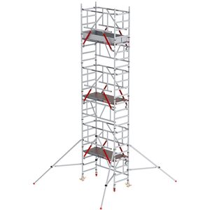 Altrex MiTower PLUS Fahrgerüst Safe-Quick®2 Geländer 1-Person-Aufbau Aluminium mit breiter Fiber-Deck Plattform 0,75x1,72m 4,20m AH