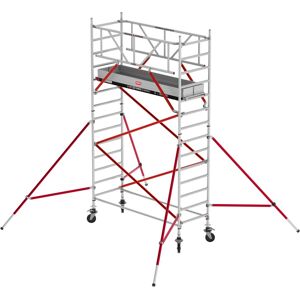 Altrex Fahrgerüst RS Tower 51 Plus Aluminium 0,90m breiter Rahmen mit Holz-Plattform 5,20m AH 0,90x3,05m