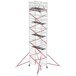 Altrex Fahrgerüst RS Tower 52 Aluminium mit Fiber-Deck Plattform 11,20m AH 1,35x1,85m