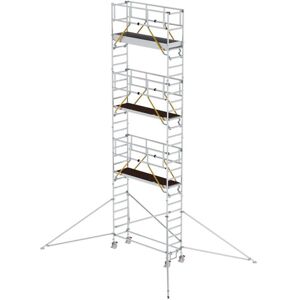 Munk Günzburger Steigtechnik MUNK Rollgerüst SG mit Ausleger 0,75x2,45m Plattform 9,55m AH