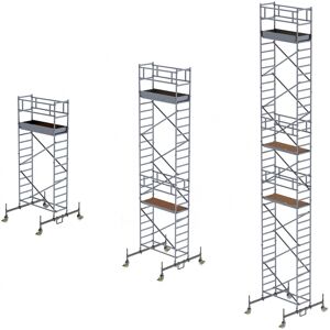 Munk Günzburger Steigtechnik MUNK Rollgerüst mit Fahrbalken 0,75x3,00m Plattform 9,45m AH