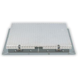 Hailo Professional Hailo Schachtabdeckung HS9 Aluminium begehbar, tagwasserdicht mit Schwenkverschluss 1200x1200mm