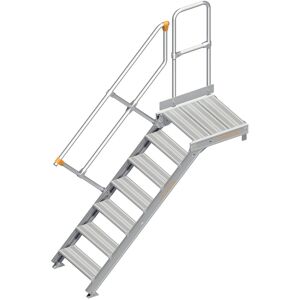 Layher 112 Treppe mit Plattform 45° 60cm 7 Stufen