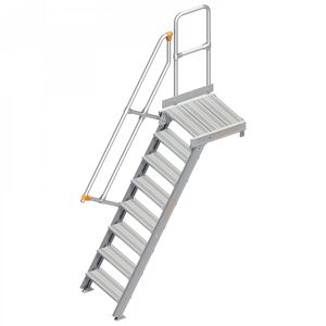 Layher 112 Treppe mit Plattform 60° 600mm 8 Stufen